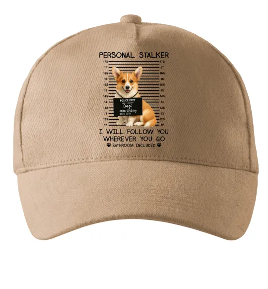 Кепка Corgi personal Stalker Песочный фото