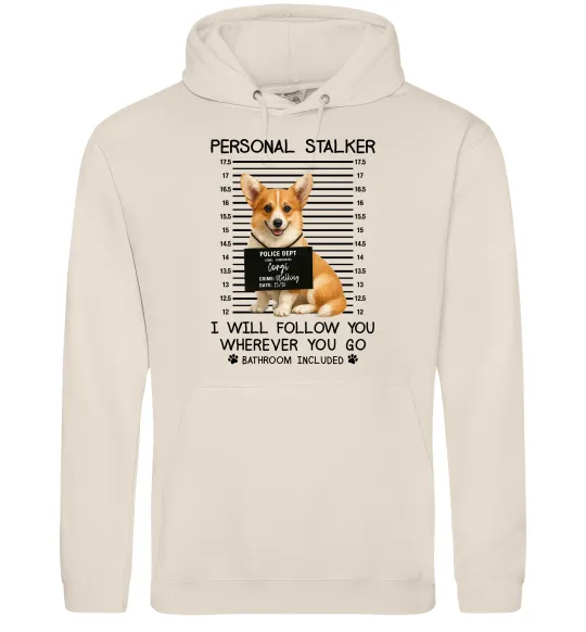 Женская толстовка (худи) Corgi personal Stalker Таш фото