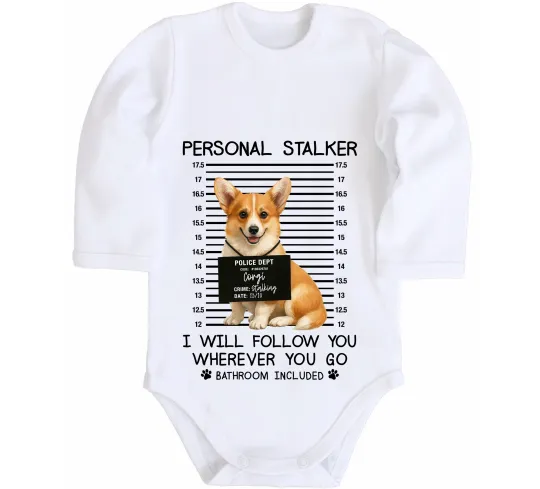 Дитячий бодік Corgi personal Stalker Білий фото
