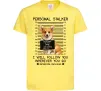 Дитяча футболка Corgi personal Stalker Лимонний фото
