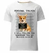Чоловіча преміум футболка Corgi personal Stalker Білий фото