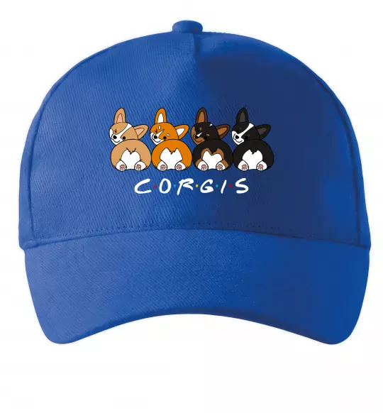 Кепка Corgis Яскраво-синій фото