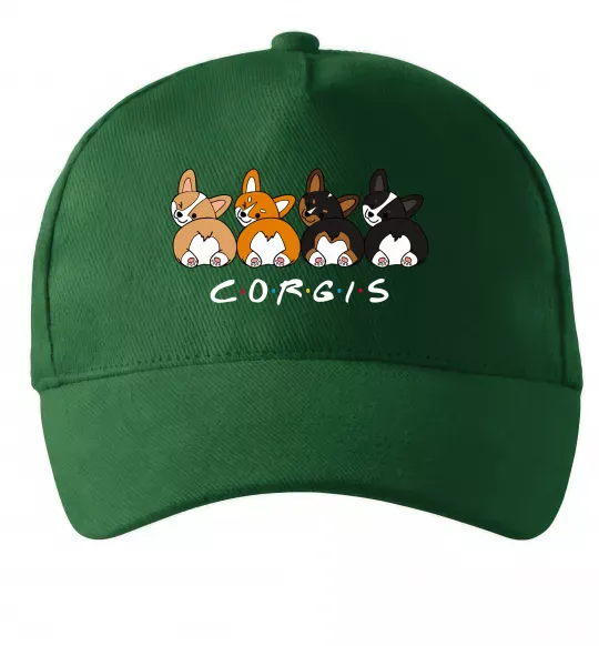 Кепка Corgis Темно-зелений фото
