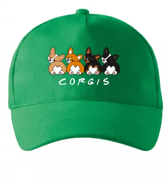 Кепка Corgis Зелений фото