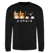 Свитшот Corgis Черный фото