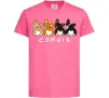Дитяча футболка Corgis Яскраво-рожевий фото