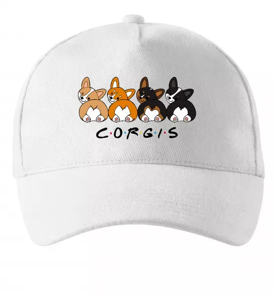 Кепка Corgis Білий фото