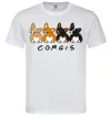 Чоловіча футболка Corgis Білий фото
