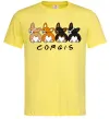 Чоловіча футболка Corgis Лимонний фото