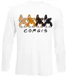 Лонгслив Corgis Белый фото