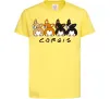 Дитяча футболка Corgis Лимонний фото