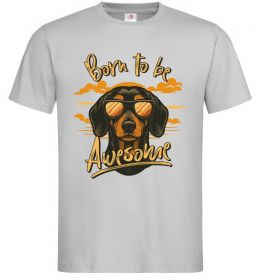 Мужская футболка Такса Born to be awesome