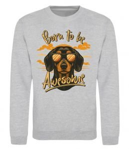 Світшот Такса Born to be awesome