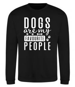 Світшот Dogs are my favourite people