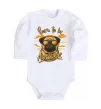 Детский боди Mops born to be awesome Белый Детский боди Mops born to be awesome Белый фото