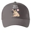 Кепка Mops mama Серый фото