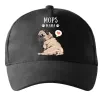 Кепка Mops mama Черный фото