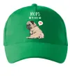 Кепка Mops mama Зеленый фото