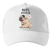 Кепка Mops mama Белый фото
