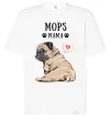 Футболка Оверсайз Mops mama Белый фото