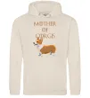 Мужская толстовка (худи) Mother of corgis Таш фото