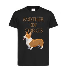 Детская футболка Mother of corgis