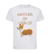 Дитяча футболка Mother of corgis Білий фото
