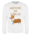 Свитшот Mother of corgis Белый Свитшот Mother of corgis Белый фото
