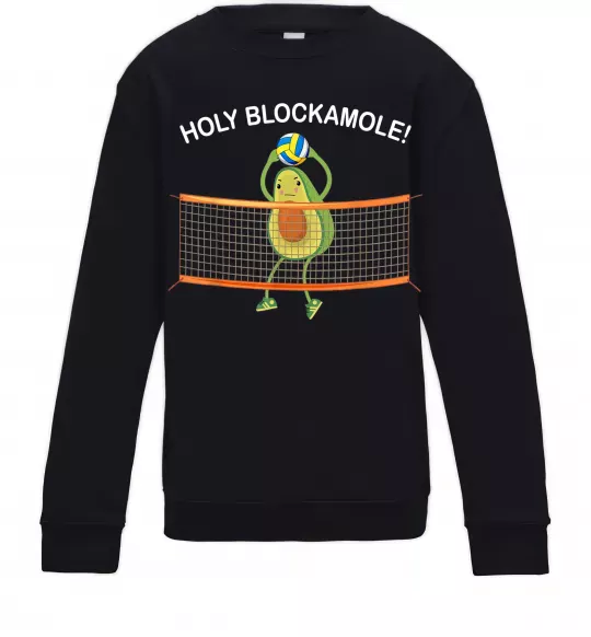 Дитячий світшот Holy blockamole Чорний фото