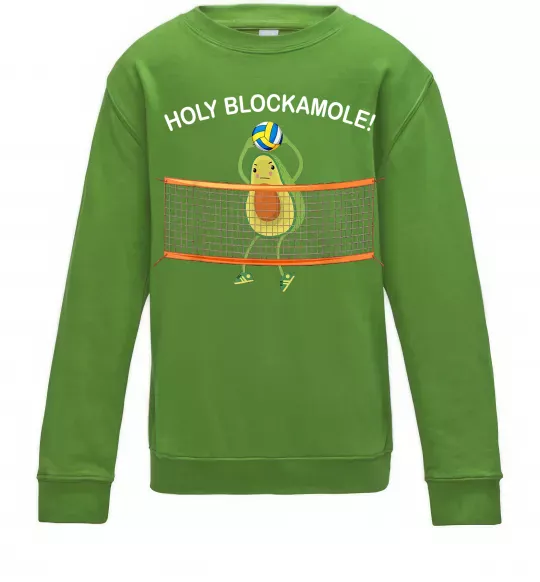 Дитячий світшот Holy blockamole Лаймовий фото