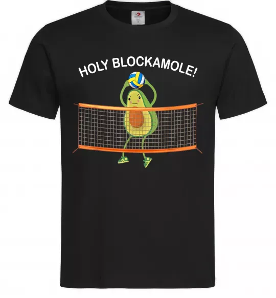 Мужская футболка Holy blockamole Черный фото