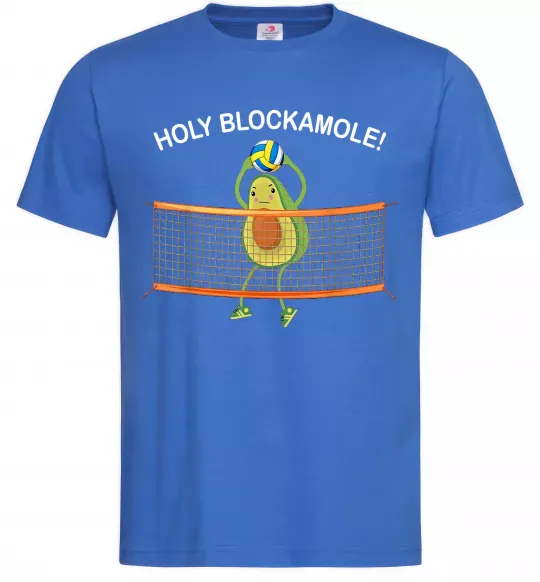 Мужская футболка Holy blockamole Ярко-синий фото