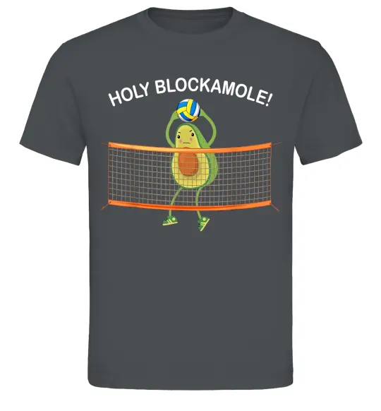 Мужская футболка Holy blockamole Графит фото