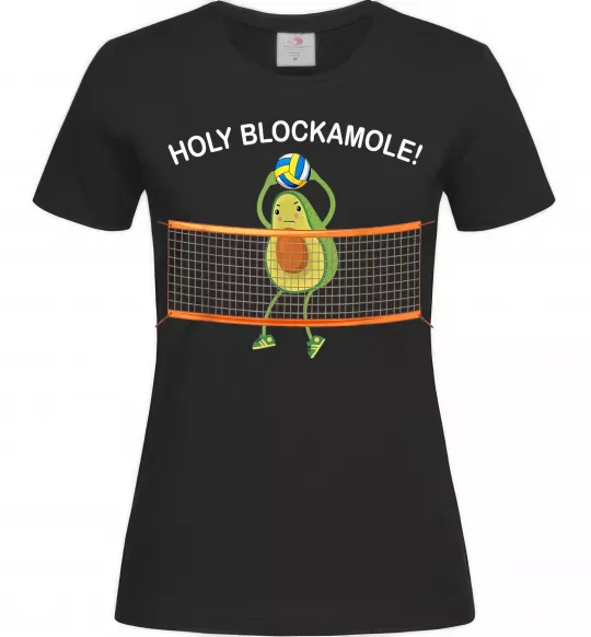 Женская футболка Holy blockamole Черный фото