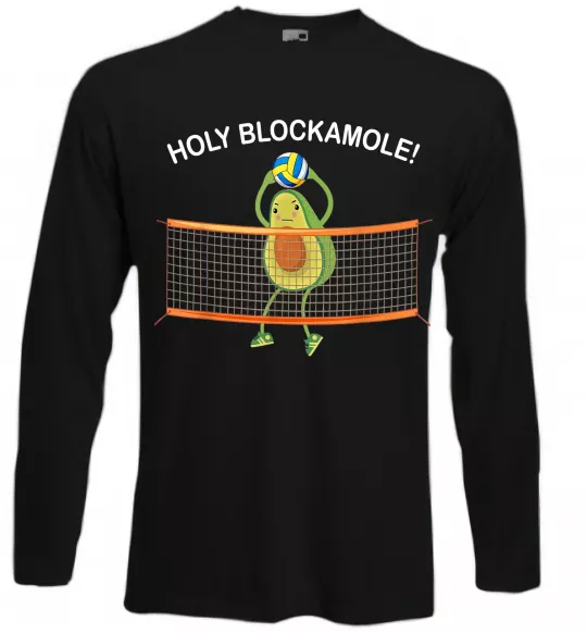 Лонгслив Holy blockamole Черный фото