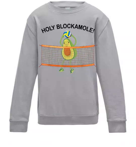 Дитячий світшот Holy blockamole Сірий меланж фото