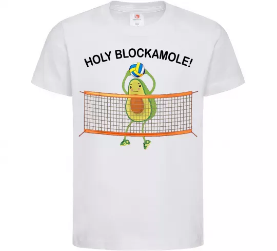 Дитяча футболка Holy blockamole Білий фото