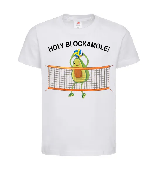 Детская футболка Holy blockamole Белый фото