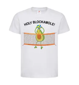 Дитяча футболка Holy blockamole Білий фото