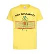 Детская футболка Holy blockamole Лимонный фото