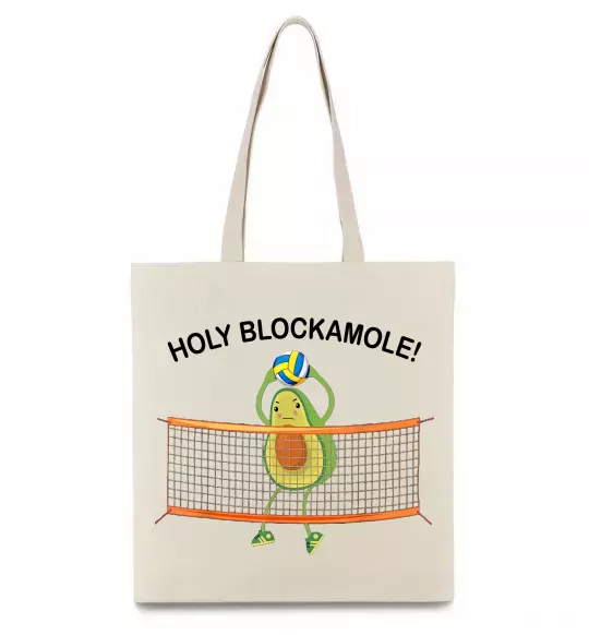 Еко-сумка Holy blockamole Бежевий фото
