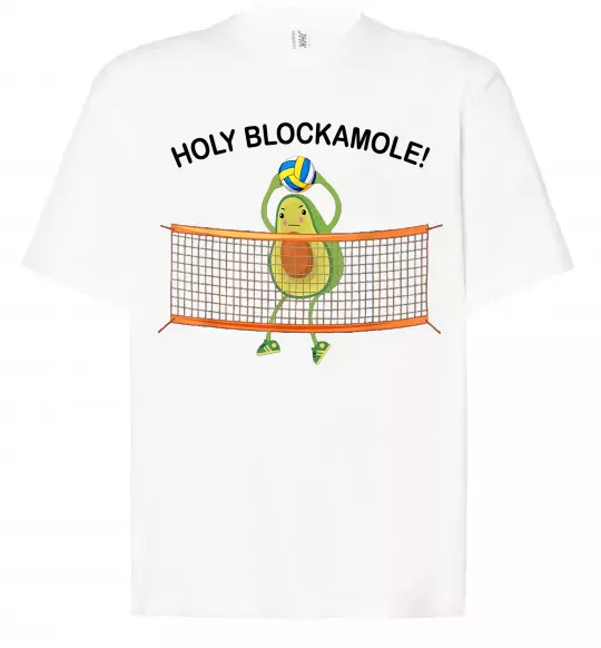 Футболка Оверсайз Holy blockamole Белый фото