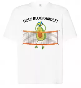 Футболка Оверсайз Holy blockamole Белый фото