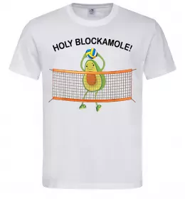 Мужская футболка Holy blockamole Белый фото