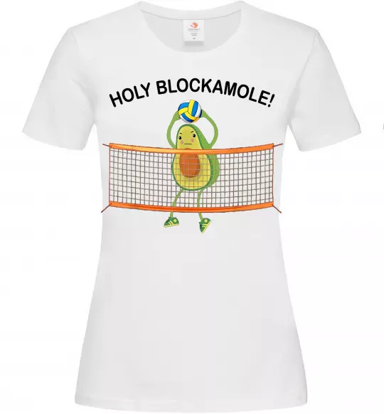 Женская футболка Holy blockamole Белый фото