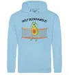 Мужская толстовка (худи) Holy blockamole Голубой фото