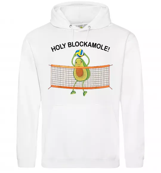 Жіноча толстовка (худі) Holy blockamole Білий фото