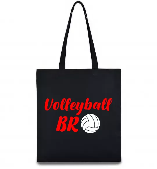 Эко-сумка Volleyball bro Черный фото