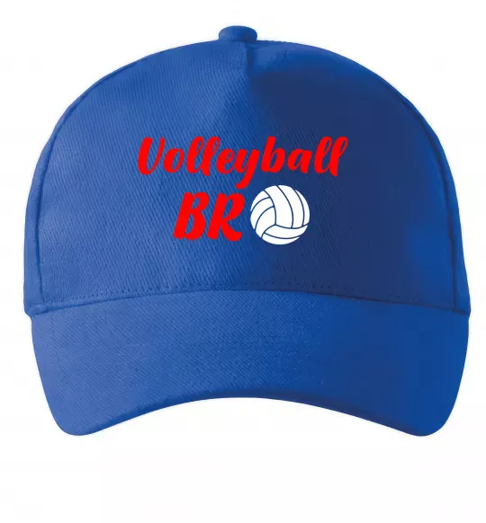 Кепка Volleyball bro Ярко-синий фото