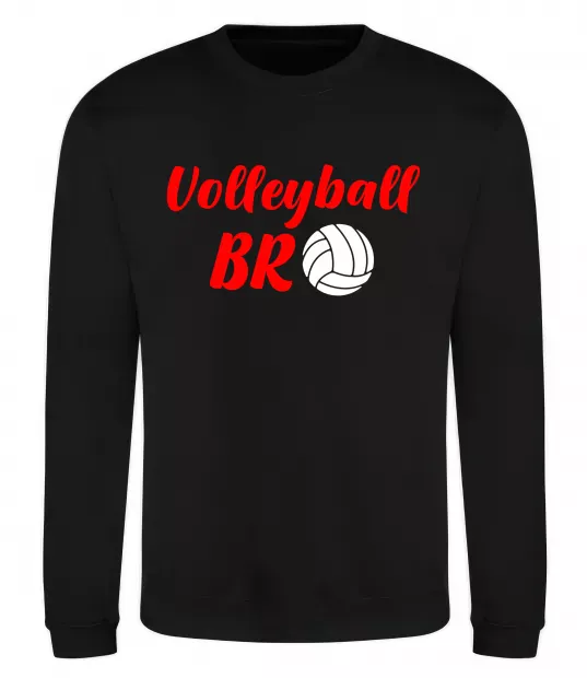 Свитшот Volleyball bro Черный фото